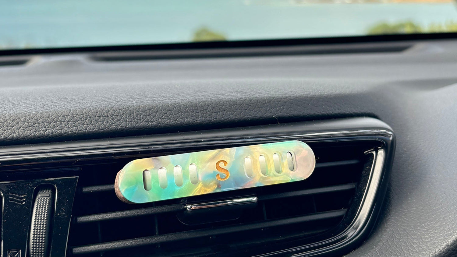 Scentopia Mermaid car diffuser in car vent
